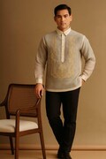 Barong Tagalog Filipino Formal Shirt | Philippine National Costume #2208