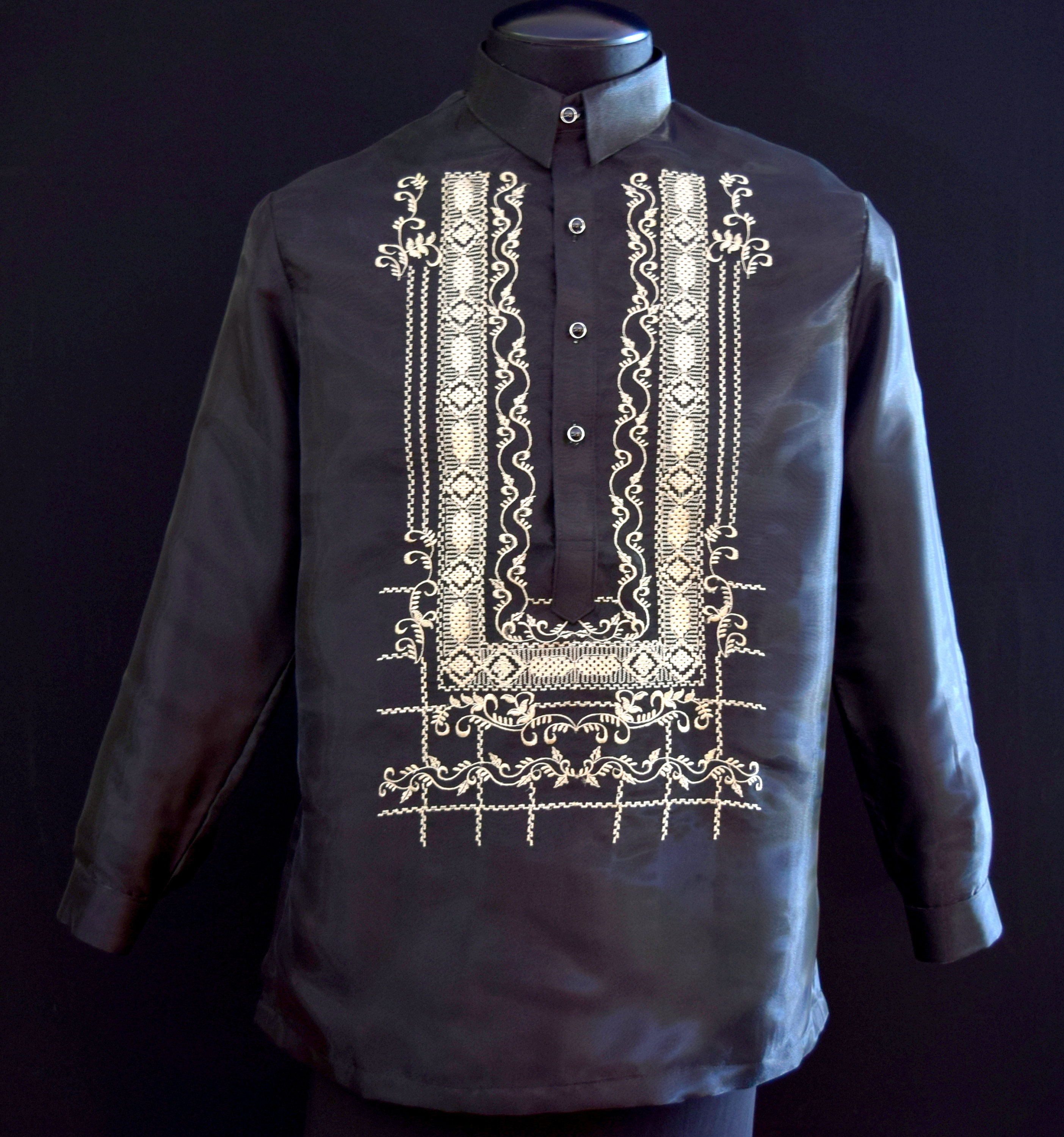 Barong Tagalog Traditional Formal Shirt Philippine National Etsy Vrogue