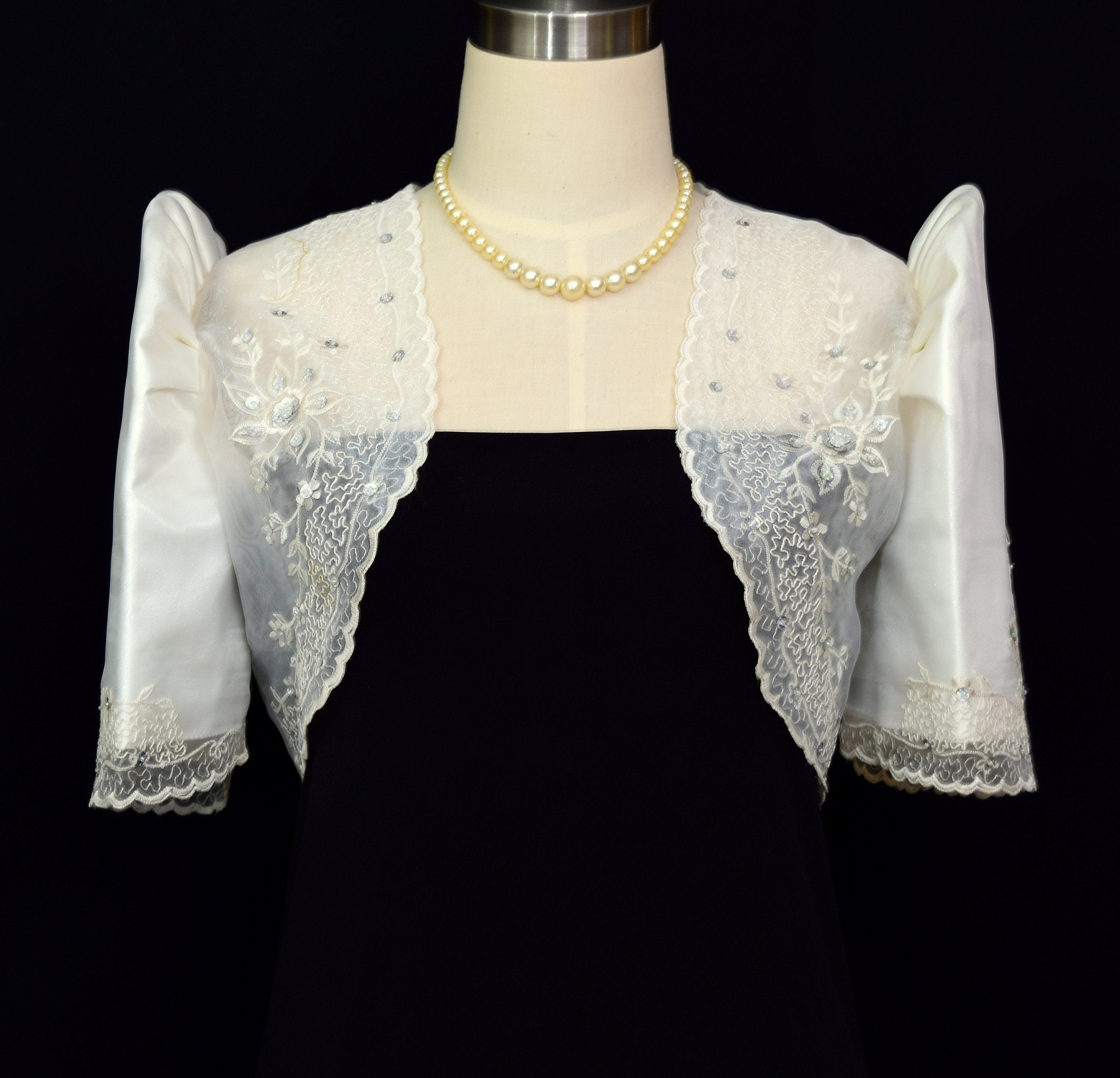 Traje De Mestiza Embroidered Bolero Maria Clara Filipiniana - Etsy