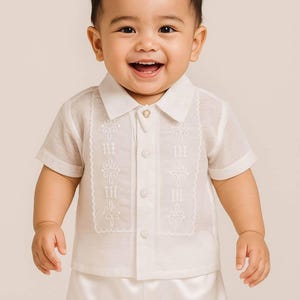 BARONG TAGALOG For Baby, Toddlers, BOYS  Philippine National Costume Christening, Baptism