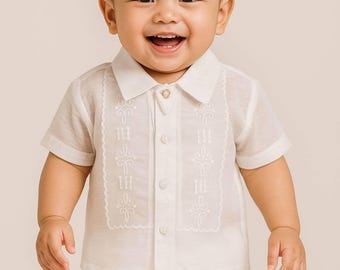 BARONG TAGALOG For Baby, Toddlers, BOYS  Philippine National Costume Christening, Baptism