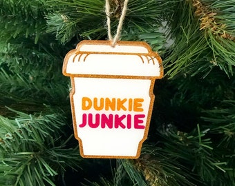 Dunkin Donuts 2022 Christmas Ornaments Dunkin Donuts Ornament | Etsy