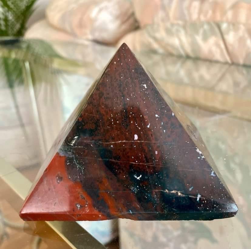 SALE オーシャンジャスパーピラミッド　497g Ocean Jasper Pyramid 3.6”x3.1” #437 Sale - Etsy