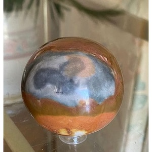 Polychrome Jasper Sphere w/stand 53mm #187 Sale