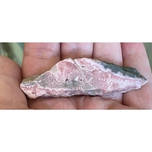 Rhodochrosite Raw Specimen 2.5&quot; x 3/4&quot; #M223 w/stand (not shown) Sale