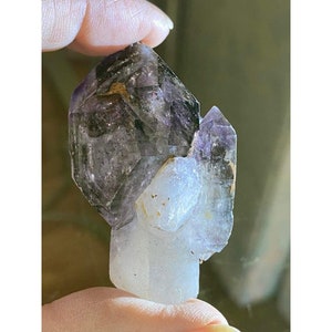 Amethyst Twin Point Scepter from Namibia 1.3&quot; x 2.2&quot; # 745 Sale