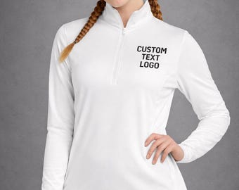 Performance Pullover: Custom Text - Logo, Moisture-Wicking - Athletic Fit