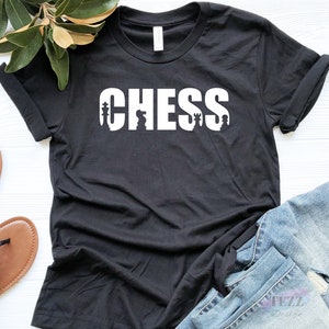 Chess Shirt, Chess Lover Shirt, Matching Chess Player Gift, Chess Game Shirt, Chess T-Shirt, Minimalist Shirt, Chess Gifts, Gambit Shirt