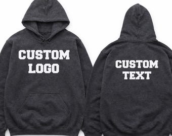 Personalized Hoodie: Add Your Text or Photo - Unisex Fit