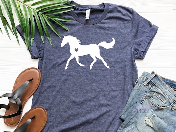Horse Shirt, Horse Lover Gift, Equestrian T-Shirt, Horse Riding Tee, Western Cowgirl Top, Country Girl Shirt, Horse Graphic Tee