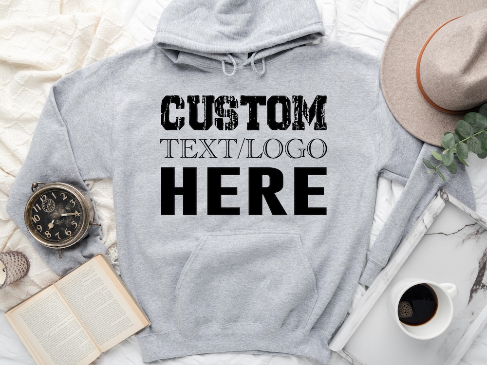 Custom Text Hoodie, Personalized Text Hoodie, Your Design, Your Photo Hoodie, Personalized Gift, Add Your Own Text, Custom Logo Hoodie New Hoodie