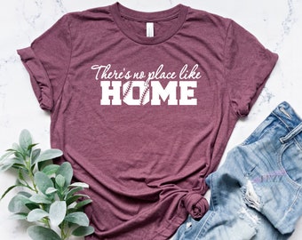 There is No Place Like Home, Home Shirt, Family Home Shirt, housewarming shirt, New Home Shirt, Family Shirt, Home Word Description Shirt