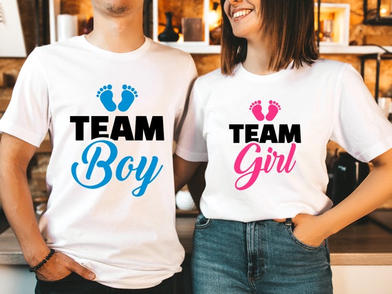 Team Girl Gender Reveal T-Shirt Baby Shower Announcement Team Girl Gender Reveal T-Shirt Baby Shower Announcement