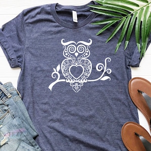 Owl Shirt | Cute Owl Shirts | Owl T shirt | Cute Animal Shirt | Animal Lover Shirt | Shirts for Women | Gift for Animal Lover