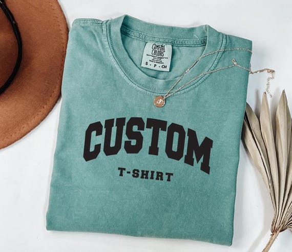Custom Comfort Colors Shirt: Soft Washed Cotton, Relaxed Fit Tee