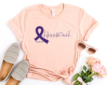 Epilepsy Shirt, Epilepsy Awareness, Epilepsy Warrior Tshirt, Epilepsy Support, Purple Ribbon Shirt, Awareness Shirt, Epilepsy November