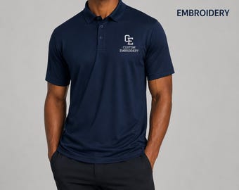 Embroidered Polo Shirt: Athletic Style, Breathable Fabric (Custom Logo)