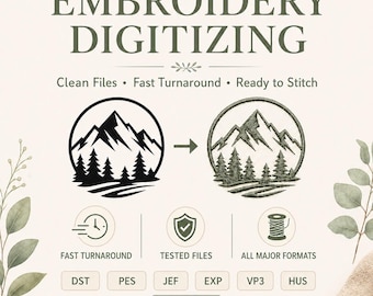 Digitalización de bordados Nivel 5: Conversión de logotipos y archivos