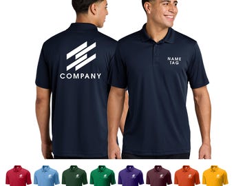 Custom Quick Dry Polo Shirt – Personalized Moisture-Wicking Performance Polo for Men & Women | Breathable, Lightweight, Athletic Fit