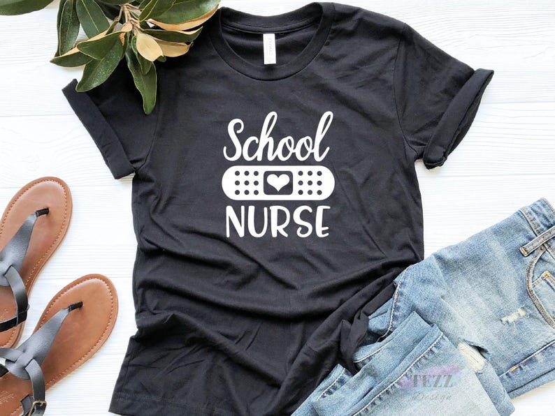 School Nurse Shirt, School Nurse Gift, Nurse Shirt, School Nurse Tee, Nurse Appreciation, Gift For Nurse, School Nurse Tshirt 画像 3