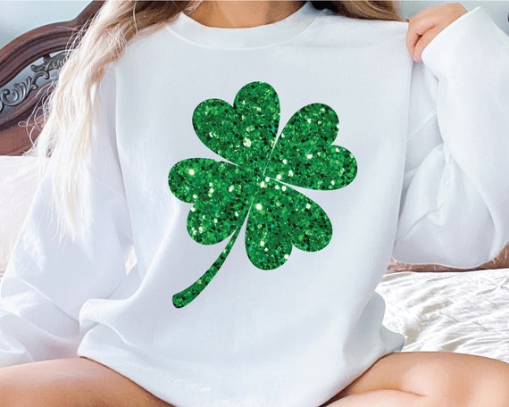 Green lucky sweatshirt sale