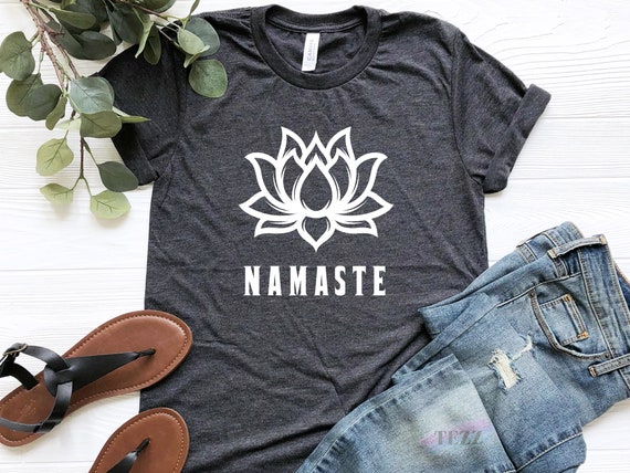 Namaste Shirts Workout Shirt Funny Yoga Shirt Meditation - Etsy