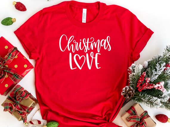 etsy christmas tee shirts