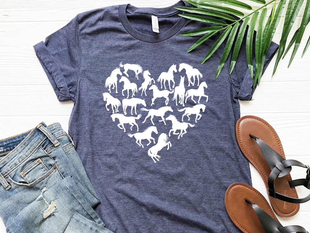 Horse Lover Hand Embroidered Tee main image 1