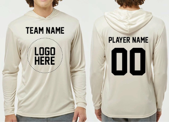 Personalized Sports Hoodie: Breathable, Sweat-Wicking - UPF 50+ Fabric