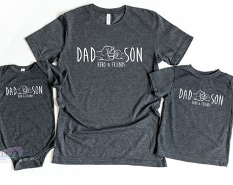Papa Sohn Shirt, Vater Sohn passende Shirt, Vatertagsgeschenk, Geschenk für Papa, Papa und ich Shirt, Papa Shirts, Vatertag Shirts