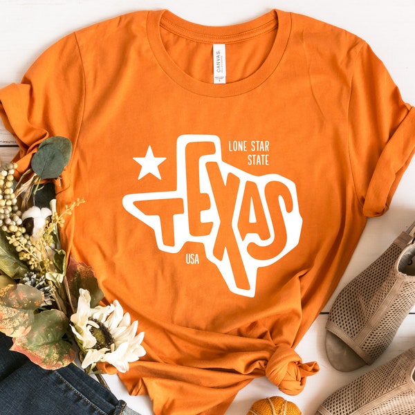 Texas Shirt, Texas T-Shirt, Lone Star State Shirt, Texas State Shirt, Texas T-Shirt, Geschenk für Texas Liebhaber