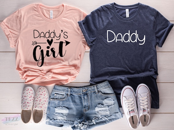 Daddy and Daddys Girl Shirt, Daddys Girl, Fathers Day Gift, Gift for Dad,  Matching Daddy and Daughter, Daddy Shirts -  Canada