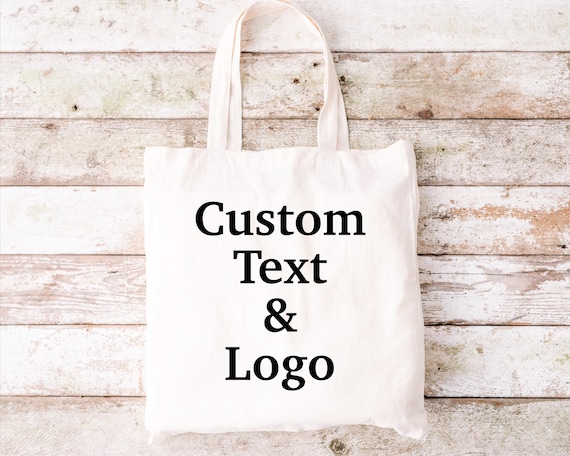 Custom Canvas Tote Bag: Durable Cotton, Spacious Design - Reusable