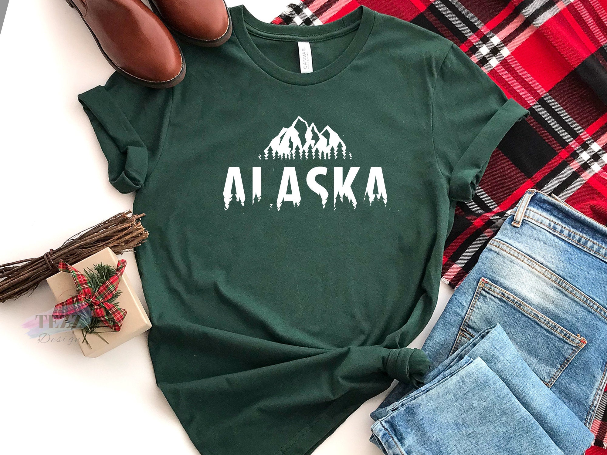 Alaska Shirt Alaska Gift Alaska Tshirt Vacation Shirt | Etsy