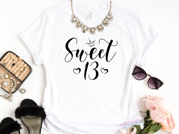 13th Birthday Shirt Birthday Shirt 13th Birthday Gift Sweet Thirteen Shirt Sweet 13 T Shirt 13 Birthday Shirt Etsy Canada
