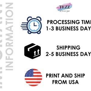 a white poster with a clock and other business related items