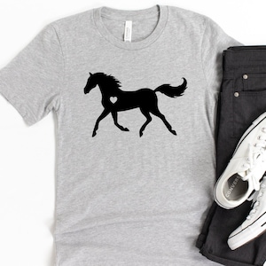 Horse Shirt, Horse Lover Gift, Equestrian T-Shirt, Horse Riding Tee, Western Cowgirl Top, Country Girl Shirt, Horse Graphic Tee image 5