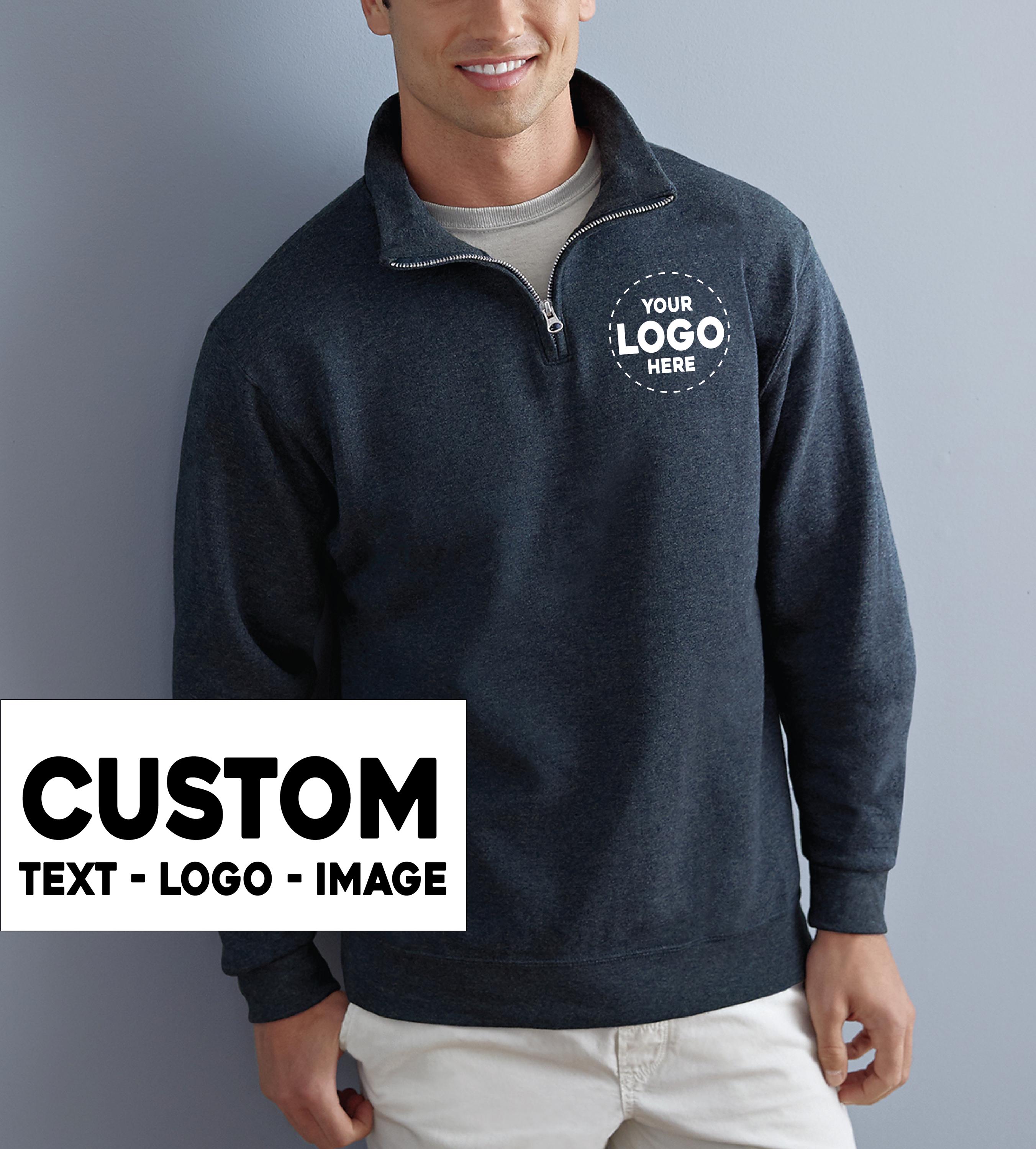 Three quarter zip sweatshirt hotsell