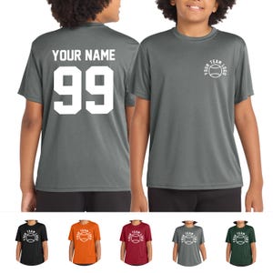 Youth Sports Shirt: Breathable, Quick-Dry Fabric - Customizable Colors