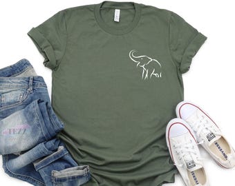 Elephant Shirt, Elephant Lover, Elephant Tee, Elephant   Shirt, Animal Lover Shirt, Cute Elephant Shirt, Elephant Shirt For Men