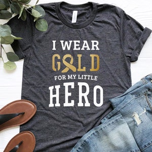 Childhood Cancer Shirt, We Wear Gold Shirt, Cancer Awareness Shirt, in ...