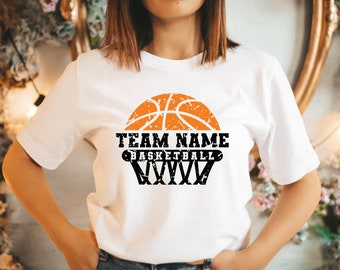 Personalized Basketball Shirt, Basketball Team Shirt, Basketball Player Shirt, Custom Basketball T-Shirt, Basketball Group Shirt