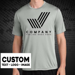 Athletic Quick-Dry Shirt, Moisture-Wicking, Lightweight (Custom Logo Options)