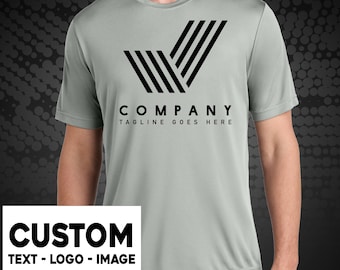 Athletic Quick-Dry Shirt, Moisture-Wicking, Lightweight (Custom Logo Options)