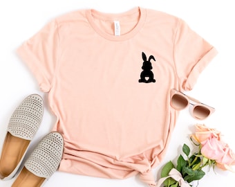 Rabbit Shirt, Rabbit Lover, Pocket Rabbit Tee, Rabbit   Shirt, Animal Lover Shirt, Cute Rabbit Shirt, Rabbit Shirt For Men, Bunny Shirt