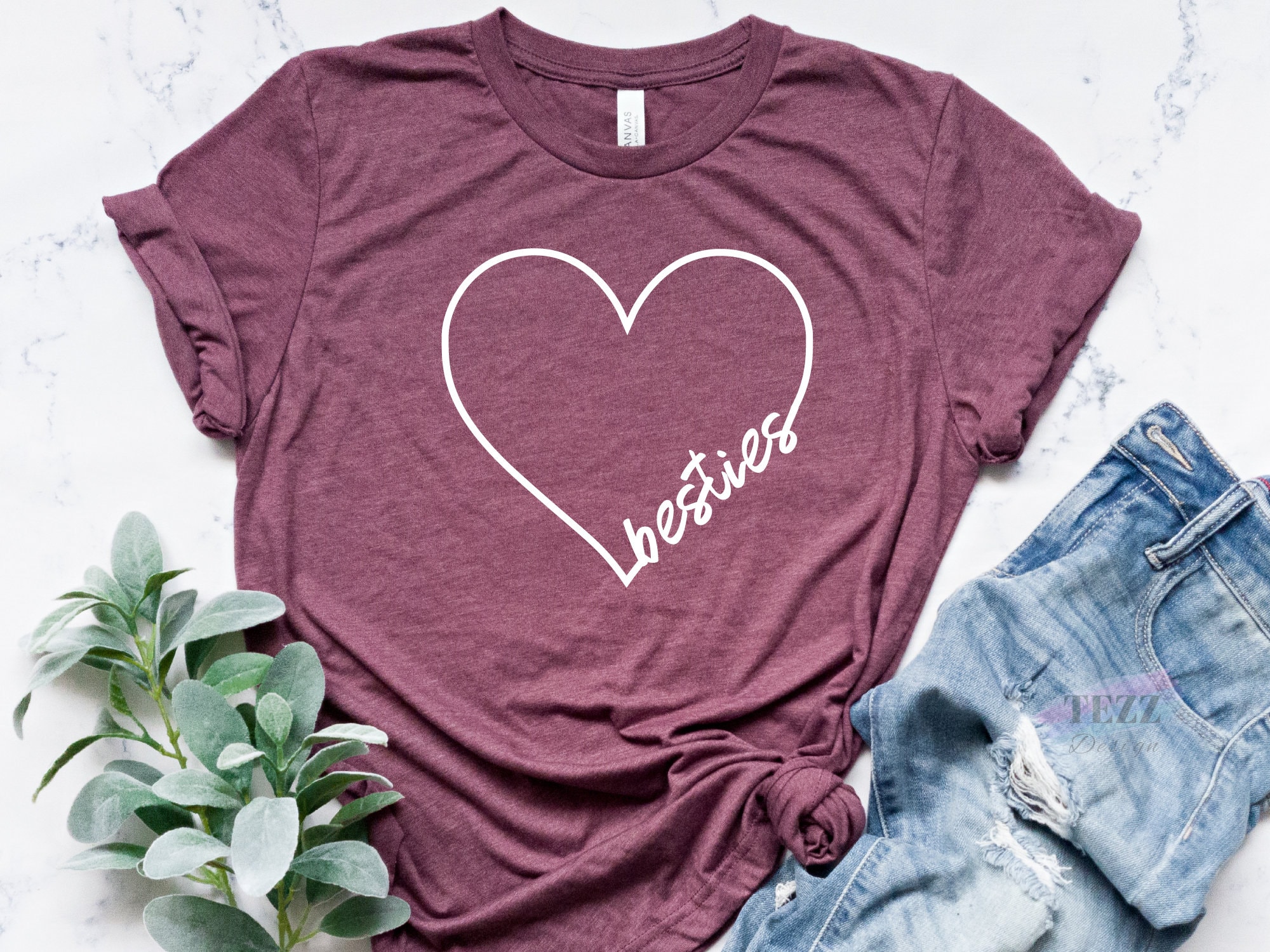 Besties Heart Shirt Best Friend Gift Best Friends Shirt Etsy Australia