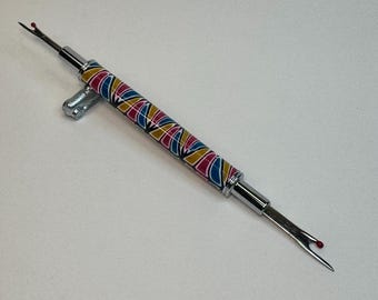 Descosedor cromado con cuchillas grandes y pequeñas