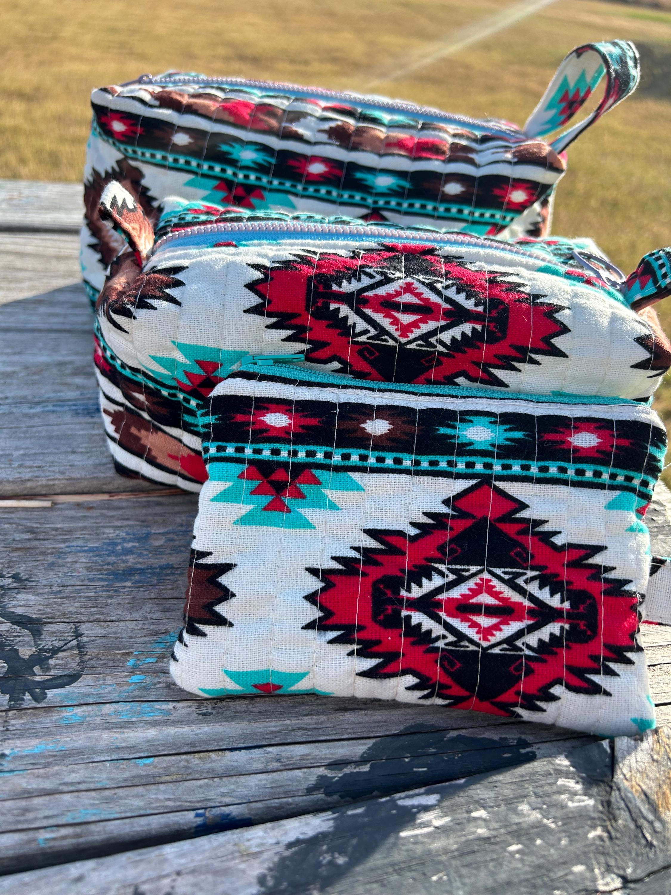 Vintage Suede Leather Woven Backpack Handmade Southwestern Navajo Aztec Tapestry Southwestern Navajo Pattern Backpack School Bookbag Native  main image 2
