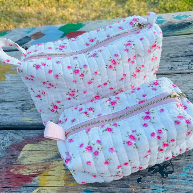 Quilted Makeup Bag - Etsy