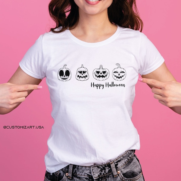 HAPPY HALLOWEEN Spooky Shirt, Halloween Shirt, Halloween Shirt, Halloween Shirt, Ghost, Scary Shirt, Halloween Shirt Mom, camisa halloween,